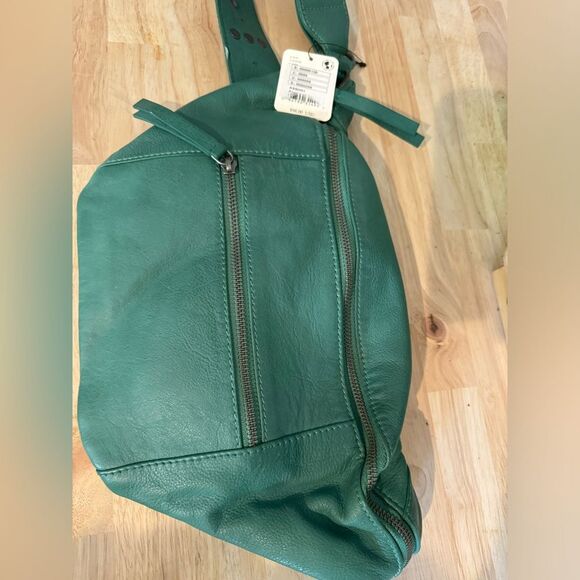 FREE PEOPLE WILDER EMBELLISHED SLING BAG GREEN - Picture 5 of 6